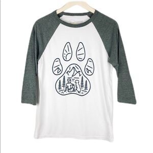 Camping with Dogs 3/4 sleeved graphic shirts